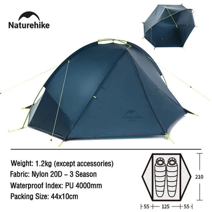 Tente de camping ultralégère Naturehike TAGAR - 4000 mm