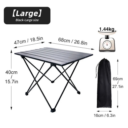 Table de camping pliable PACOONE 