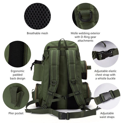 Leichter Angelrucksack von Bassdash